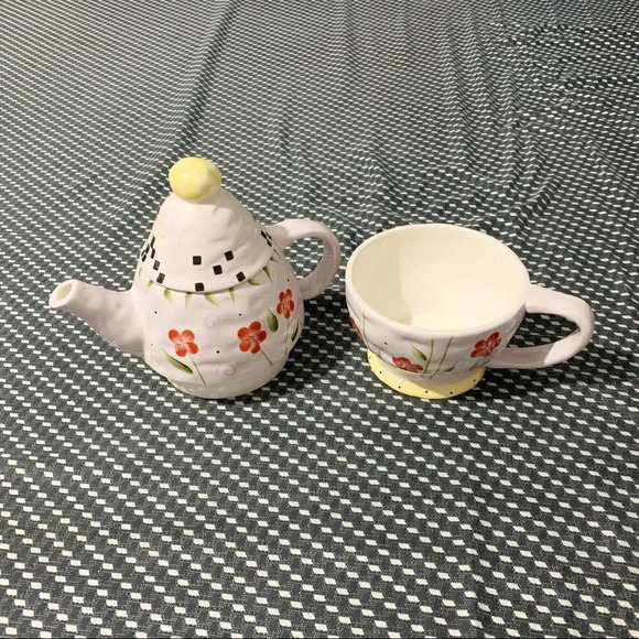 VTG Teapot and cup tea for one - Picture 2 of 9